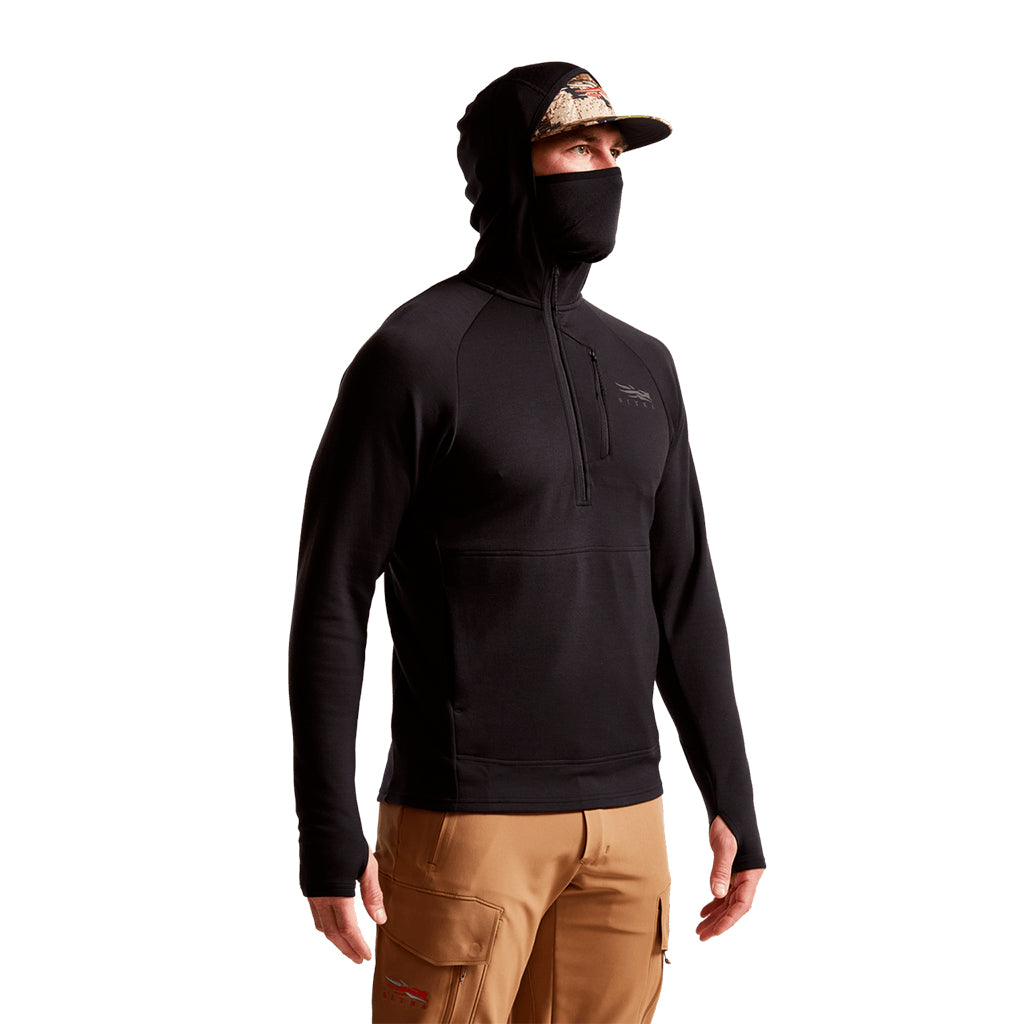 Core Merino 330 Hoody Sitka Black
