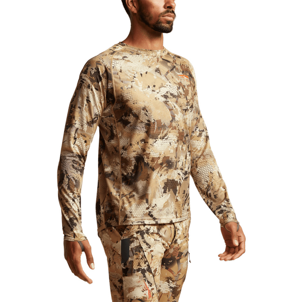 Core Merino 120 LS Crew Optifade Waterfowl