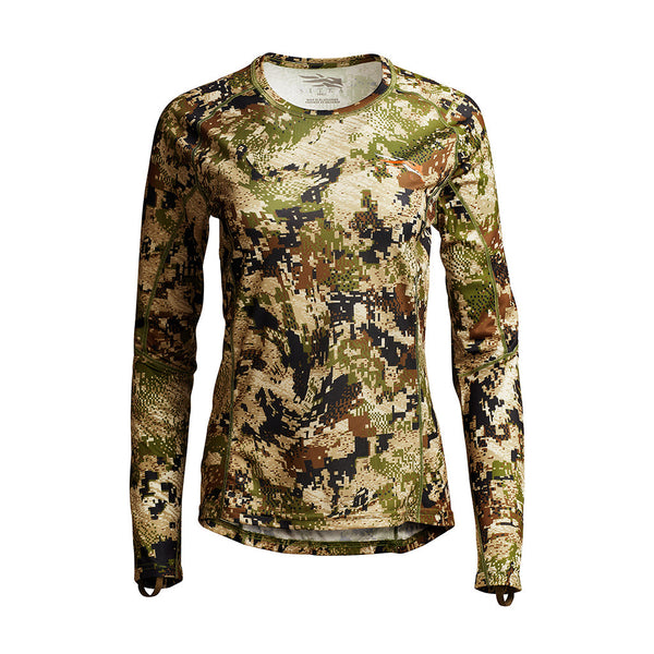 Women´s Core Lt Wt Crew - LS Optifade Subalpine