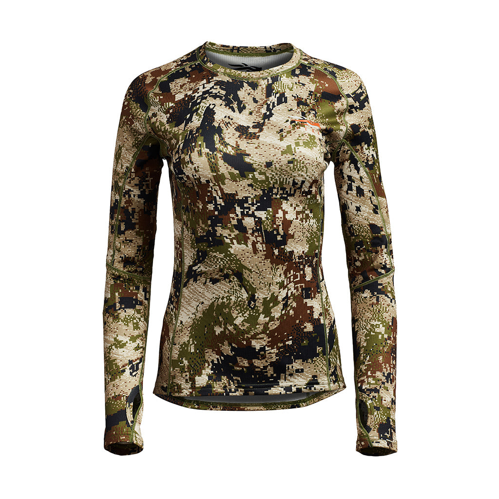 Women´s Core Mid Wt Crew - LS Optifade Subalpine