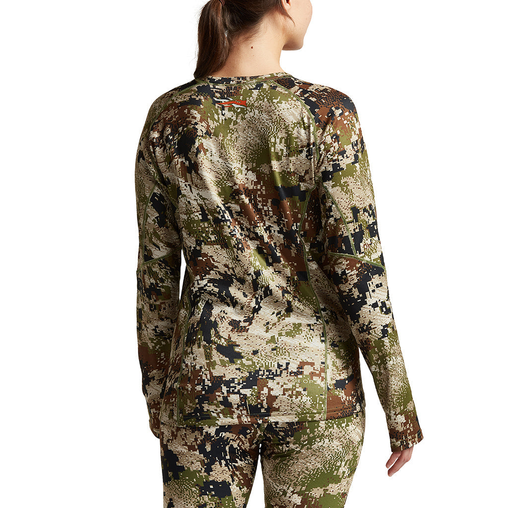 Women´s Core Mid Wt Crew - LS Optifade Subalpine